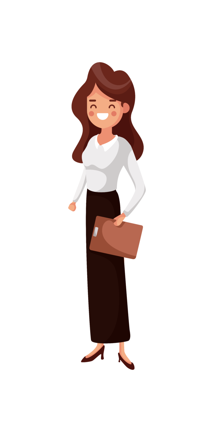 商务人士素材免扣手绘卡通