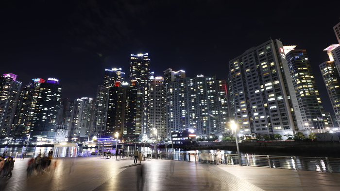 高清唯美城市夜景高楼大厦