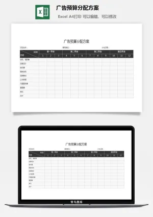 广告预算分配方案