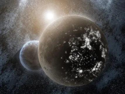 地球与行星亮光高清 地球与行星亮光高清