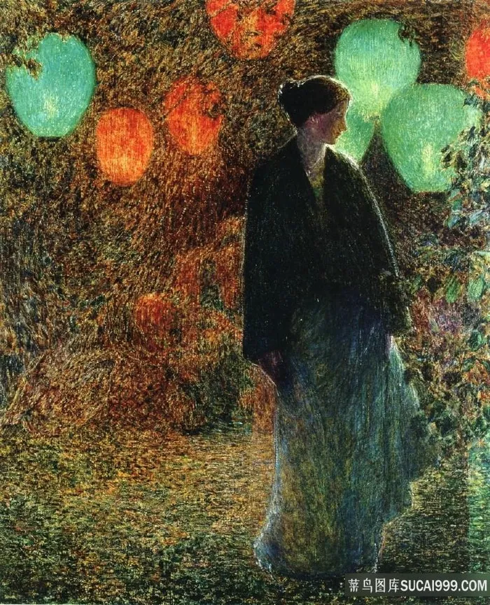 女人高清艺术油画