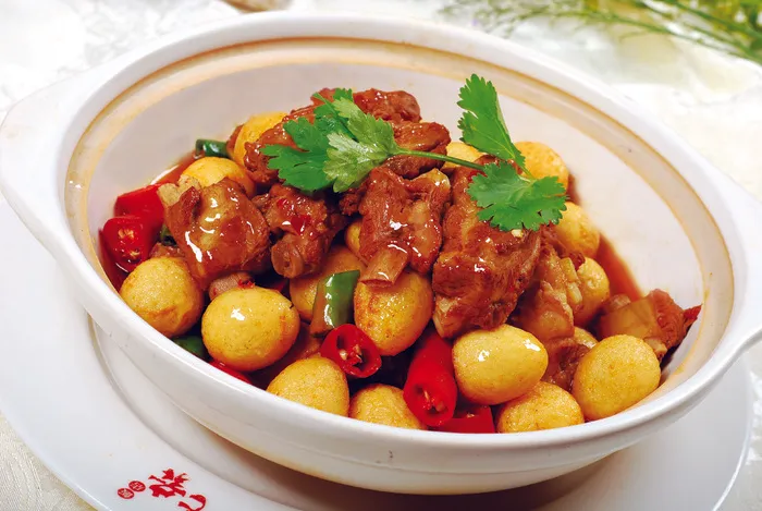 CXC03447排骨烧鹌鹑蛋48