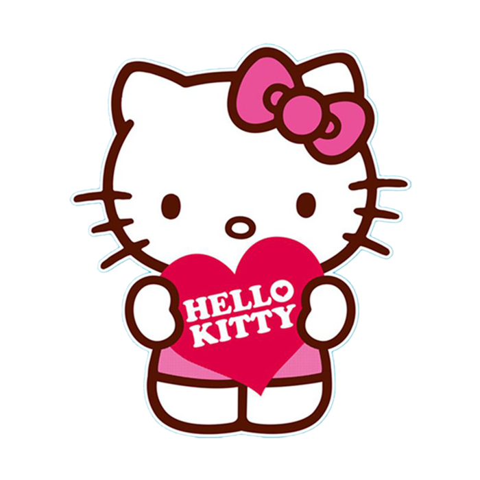 卡通粉色hello kitty