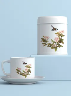 高端品牌茶叶包装盒纸袋智能贴图样机产品效果图展示PSD素材模板