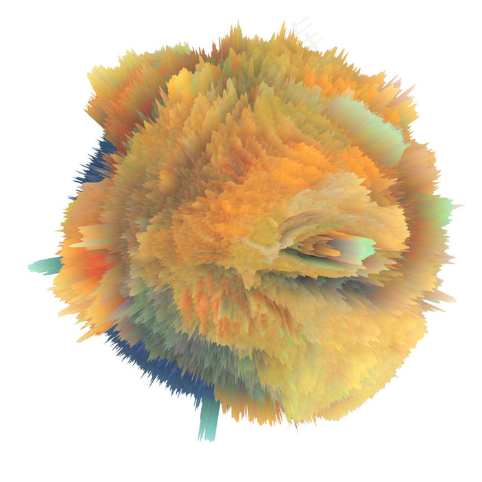 创意立体爆炸颜料