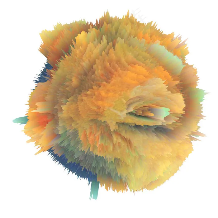 创意立体爆炸颜料