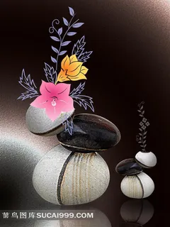 创意绘画图形无框画素材