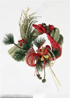 绳子上的插花艺术