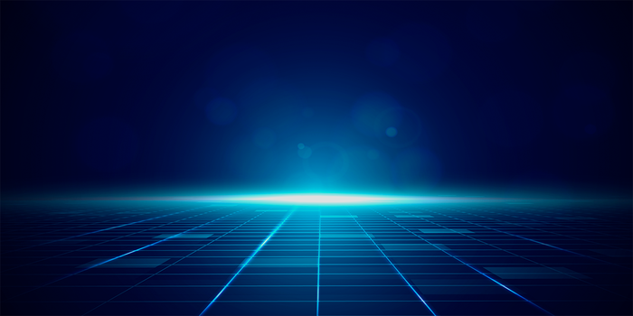 发光格子线条科技风背景