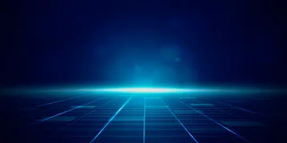 发光格子线条科技风背景