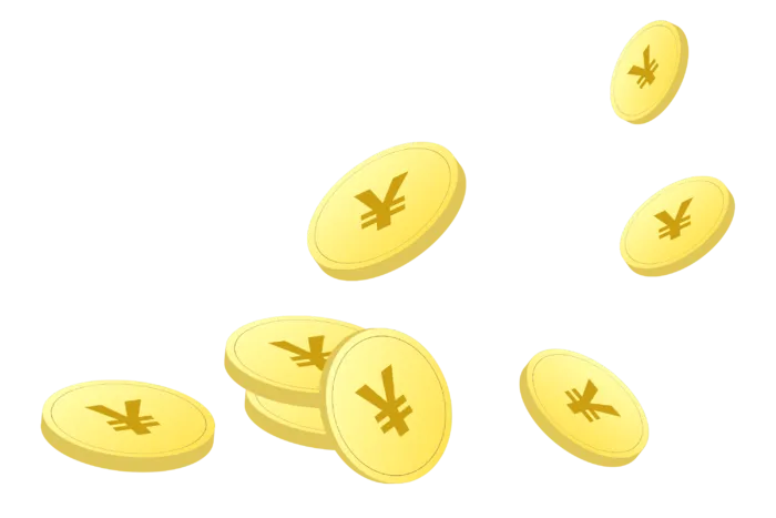 飘散的金币免扣素材