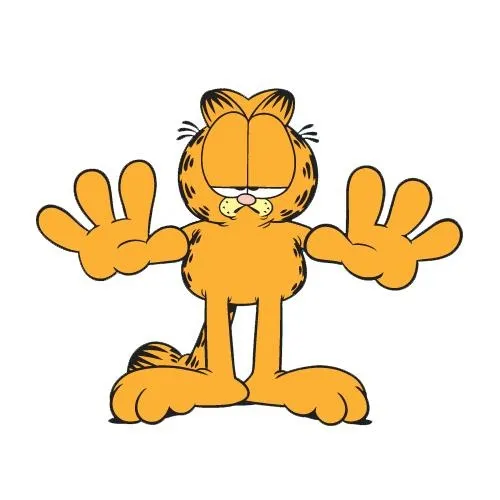 加菲猫 PNG免抠(500x500)