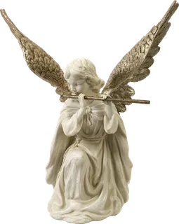 免抠长翅膀吹笛子的女人雕塑 免抠长翅膀吹笛子的女人雕塑