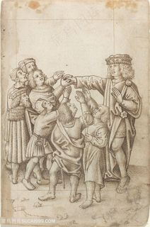 素描孩子人物装饰画手绘插画