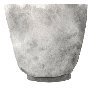 水彩插画-花盆6