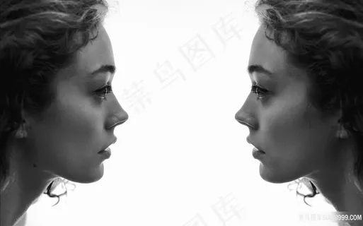 双生花姐妹艺术摄影图片