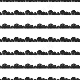 儿童卡通插画底纹装饰图案墙教育品牌vi手绘可爱矢量素材