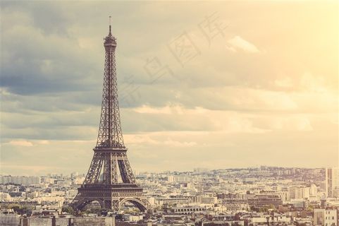 埃菲尔铁塔摄影图