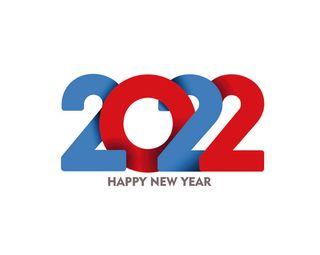 设计 2022 数字 新年 素材