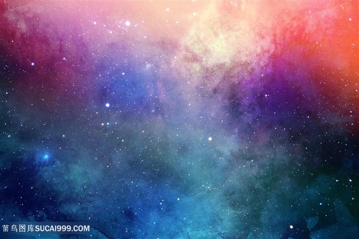 绚丽梦幻星空夜空