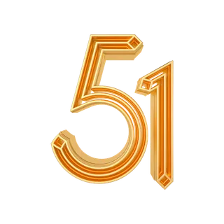 五一劳动节创意金属艺术字体