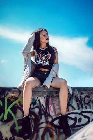 亚洲女*摄影图片