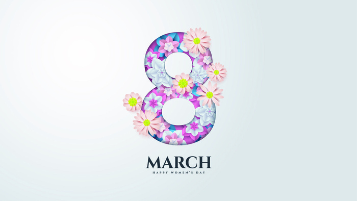 三八妇女节女神节贺卡素材