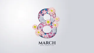 三八妇女节女神节贺卡素材