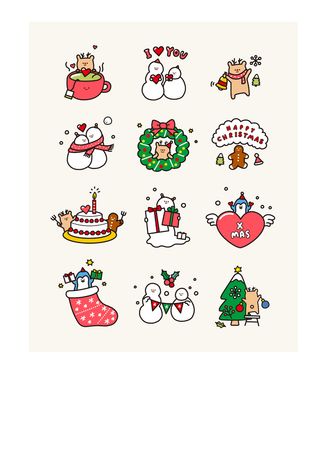 圣诞节AI矢量素材