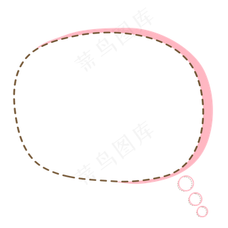 卡通边框 卡通彩色框  手绘对话框 可爱边框 免抠