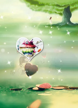 绿色清新非主流图片