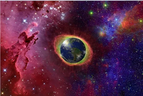 元宇宙世界风景背景墙 元宇宙世界风景背景墙