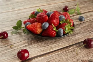 夏季水果草莓美食