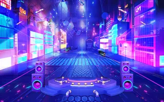 赛博朋克场景图