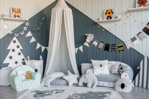 儿童照相拼接背景