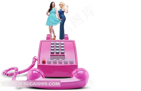 站在电话上的美女电影海报