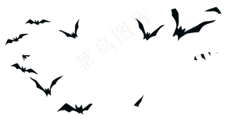 万圣节节日元素蝙蝠