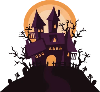 万圣节节日素材城堡
