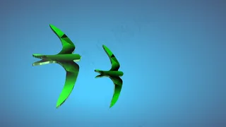 燕子动物剪影设计图片