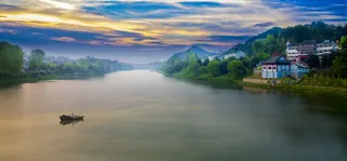 安徽新安江水上风景图片-第7张