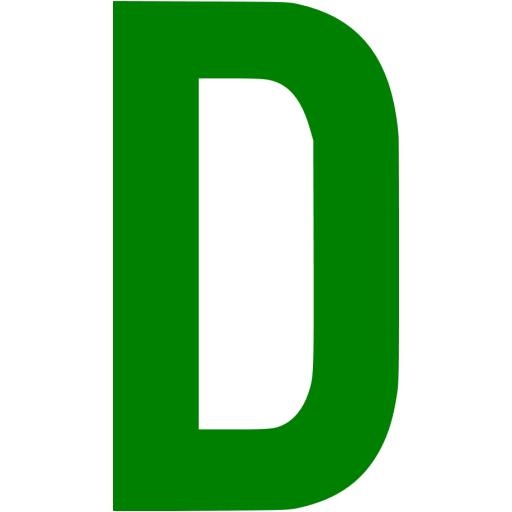 字母D PNG免抠(512x512)