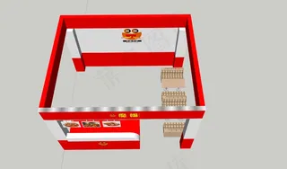 魔嘴食品零食3D立体俯视图