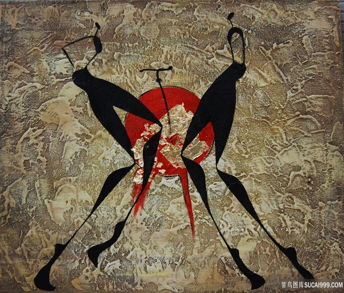 唯美艺术复古插画