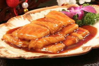 鲍汁海皇豆腐  15元-安国花园宾馆