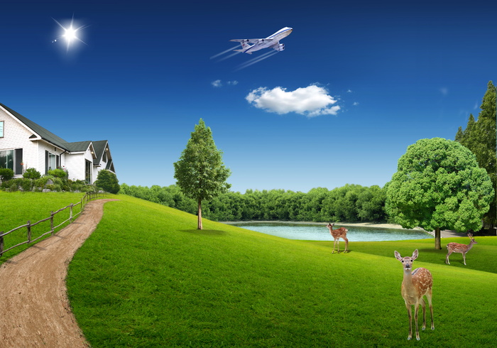 韩式自然背景 (7)