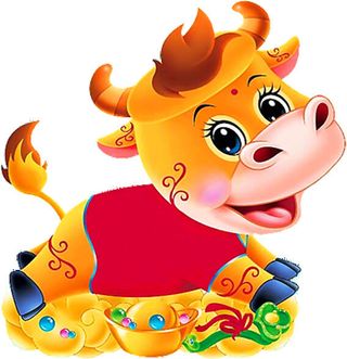 金牛牛年素材
