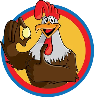 公鸡卡通现代农业