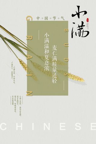 小满 小满营销海报