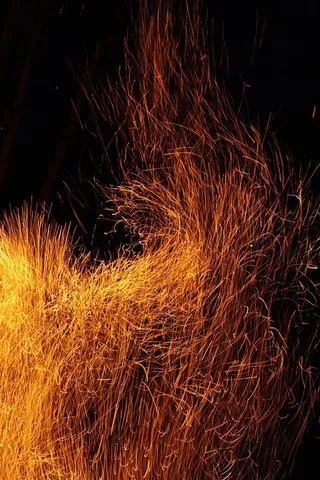 金色的烟花背景