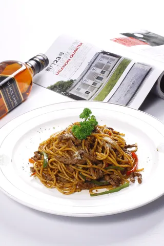 黑椒牛柳炒意面 (4)